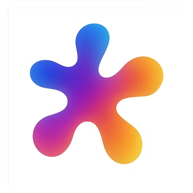 abstract shape sticker