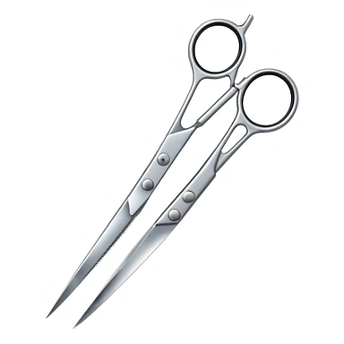 barber scissors sticker