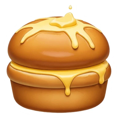 bun with butter sticker