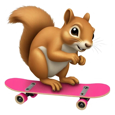 squirrel skatebord sticker