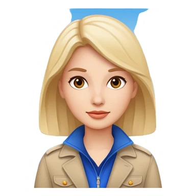 City Tour Guide woman  sticker