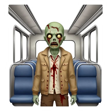 zombie train28 days later sticker