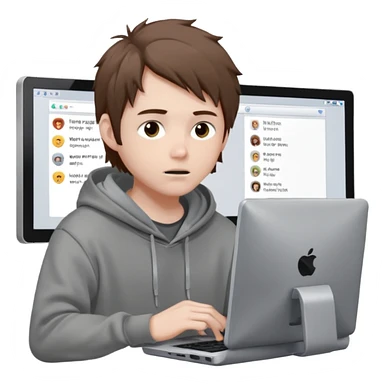 히코모리 맨날 커뮤질하는 사람 sticker