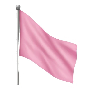 Pink flag sticker