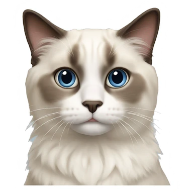 ragdoll shorthair cat sticker