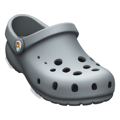 grey crocs  sticker