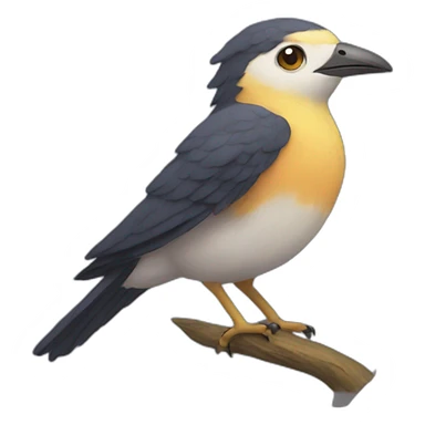 trans bird sticker