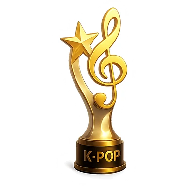 kpop trophy sticker