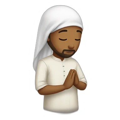 muslim who prays sticker