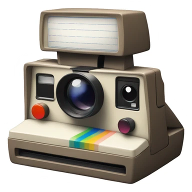 A Polaroid  sticker