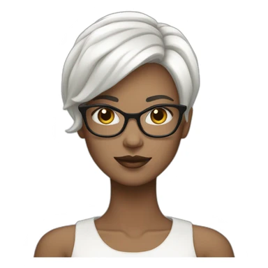 it-girl-white-short-hair-white-skin-with-macbook sticker
