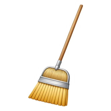 escoba brillante limpia sticker