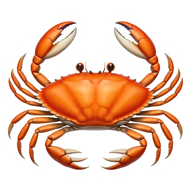 White Crab sticker