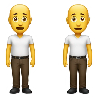 Make the standing person emojis have the poop emoji as it’s head sticker