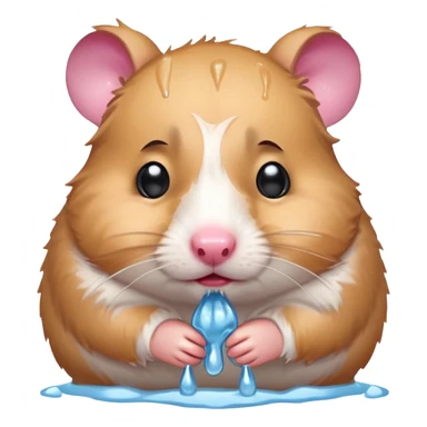 Crying hamster  sticker