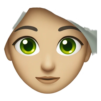 kazakh green eyes sticker