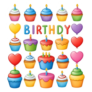 Happy birthday note stickers  sticker