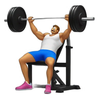 bench-press sticker