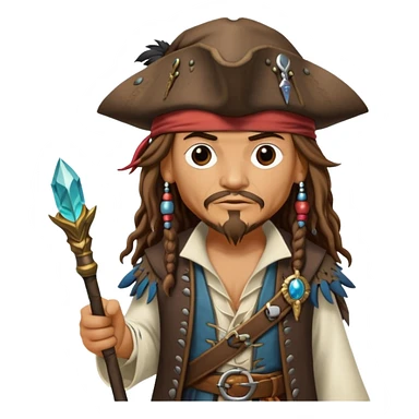 jack sparrow wizard sticker
