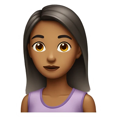 girl giving a side eye sticker