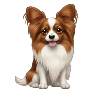 Papillon-rose sticker