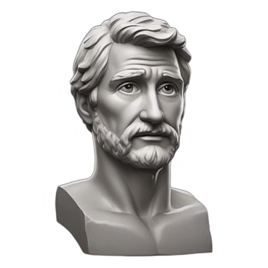 estátua igual de humano, que contempla os pés e vai até a cabeça. Realista. Destacando a nadega. Homem romano. Dos pés a cabeça, sem roupa. Jock strap. sticker