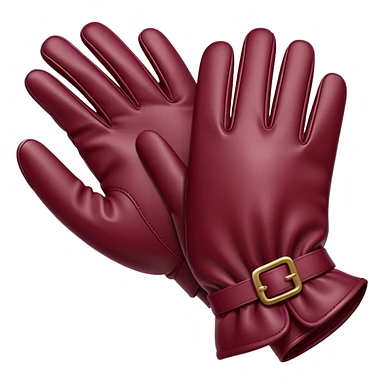 burgundy gloves sticker
