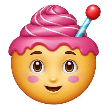 single charactarized personified candy sweet treat sticker