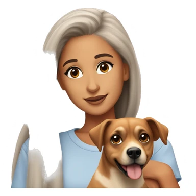 Ariana Grande with dog sticker