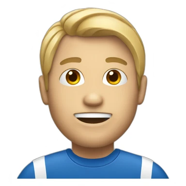 football supporter sticker