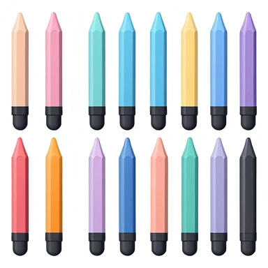 Pastel Coptic markers  sticker