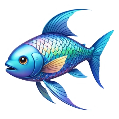 flying fish sticker