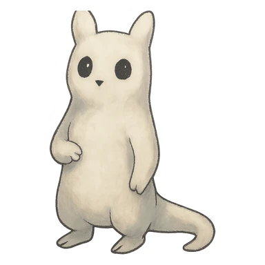 slugcat from Rain World sticker