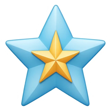 A high-resolution 2D icon of an Instagram-style verified badge. A vibrant light blue rounded-point starburst shape (rosette) with a clean, thick white checkmark in the center. Soft matte plastic texture. sticker