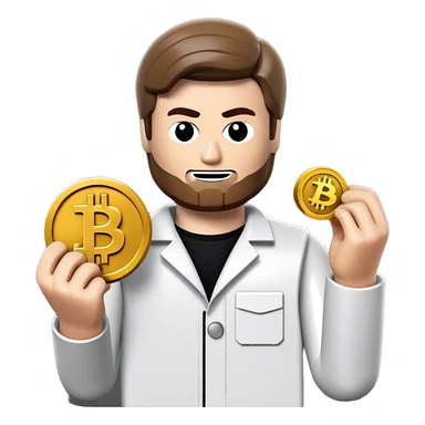 hackeur lego homme bitcoin sticker