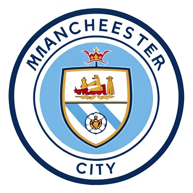 Manchester City logo sticker