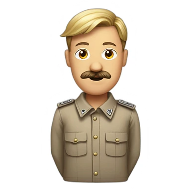 Hitler avec une chemise sticker