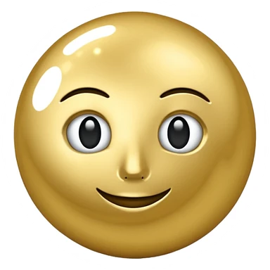 Globus in Gold sticker