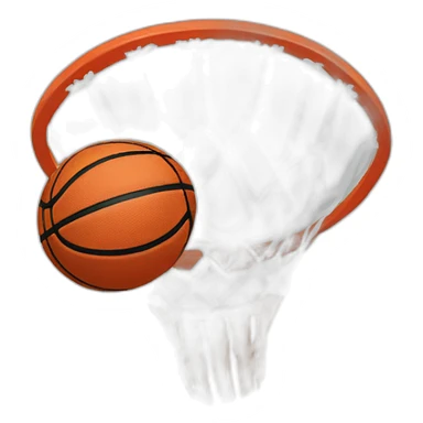 basketball hoop sticker