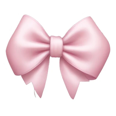 light pink bow  sticker