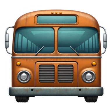 bus with raised rear sticker