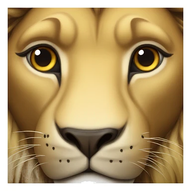 lion love sticker