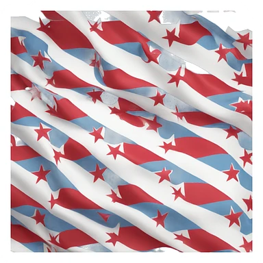 Chicago flag sticker