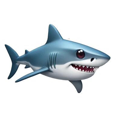 shark with eyepatch sticker
