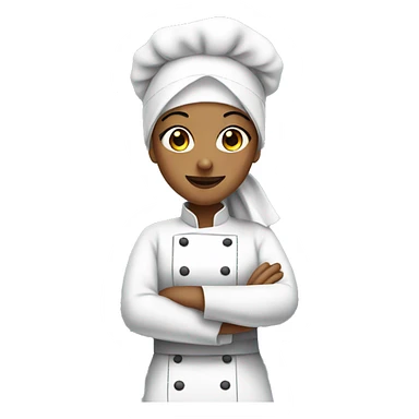Hijabi chef funny sticker