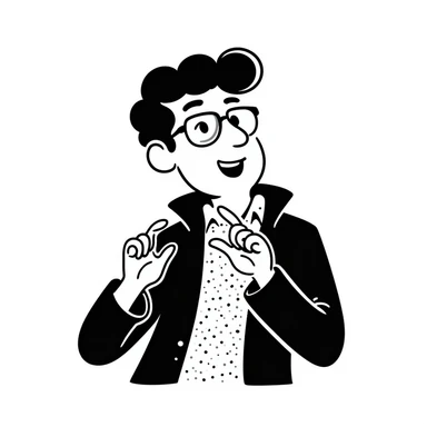 sketch of Slavoj Žižek sticker