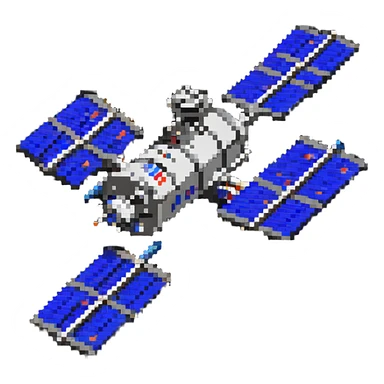 Tiangong orbital station in orbit sticker