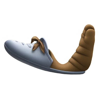 Hit with slipper sticker