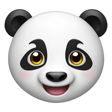 happy panda sticker