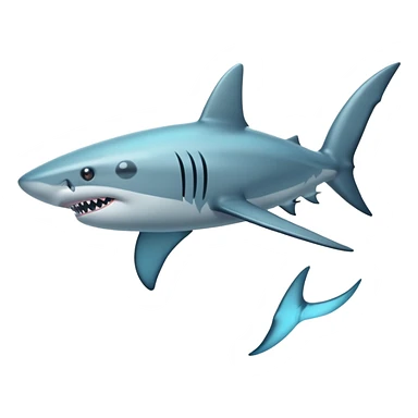  siren shark  sticker